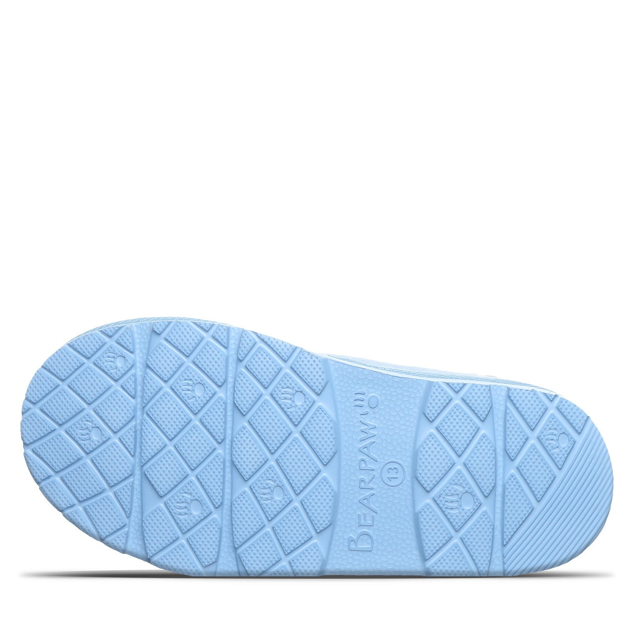 Bearpaw TABITHA YOUTH Youth's Slippers - 2973Y - Blissful Blue - bottom view