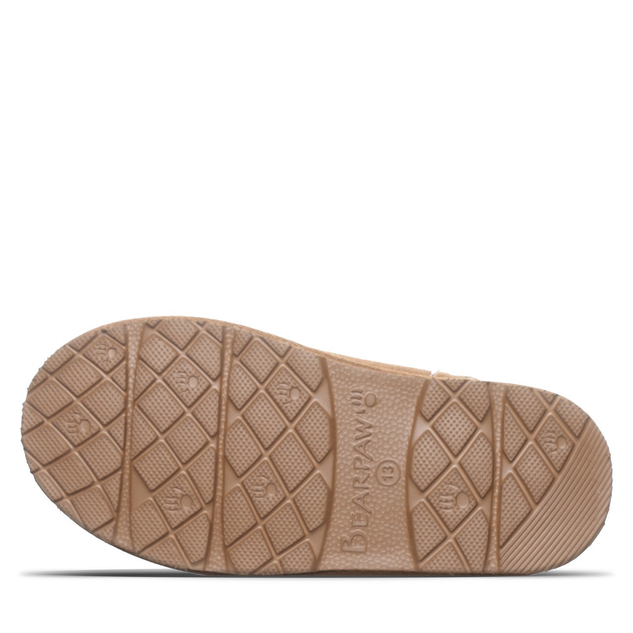 Bearpaw TABITHA YOUTH Youth's Slippers - 2973Y - Hickory - bottom view