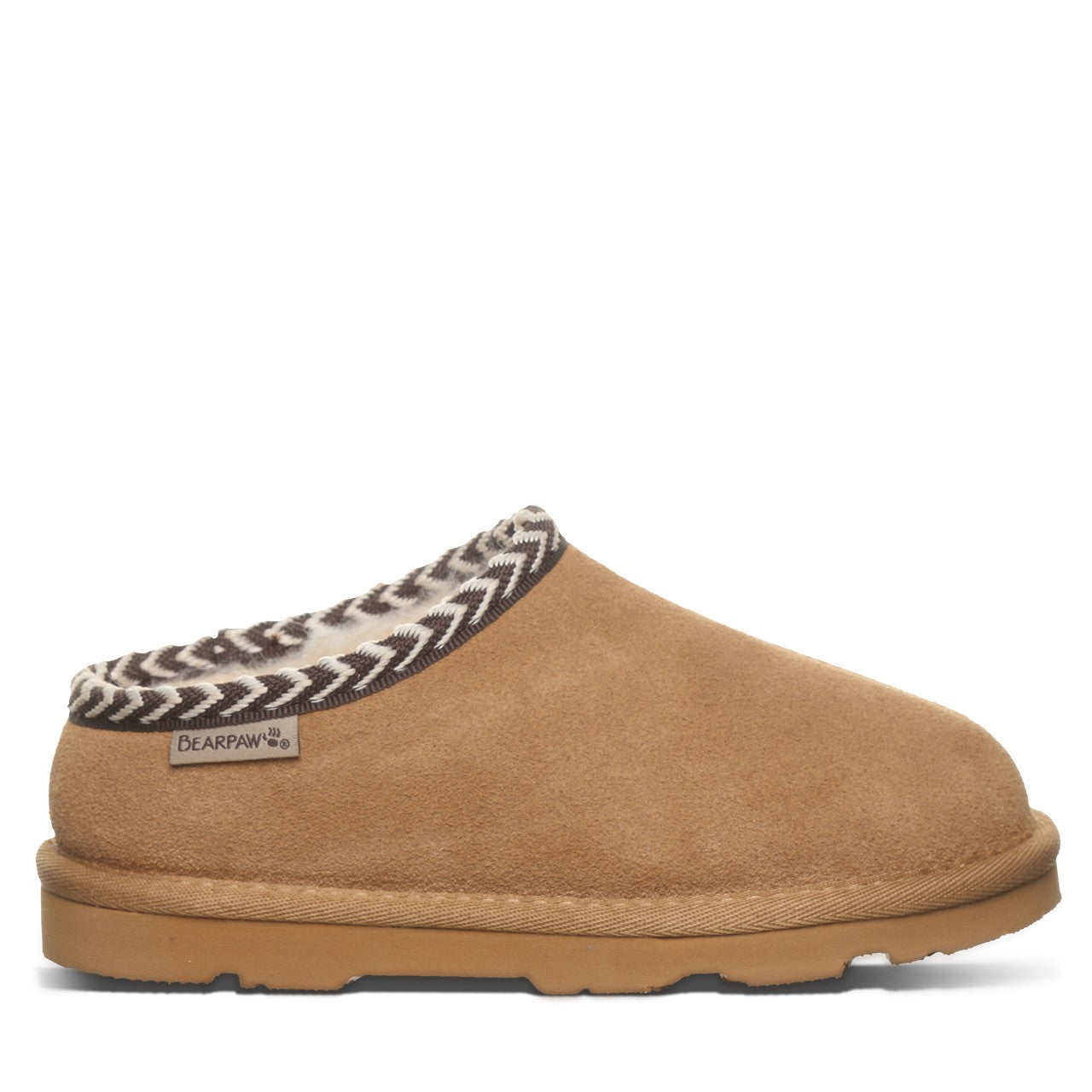 Bearpaw TABITHA YOUTH Youth's Slippers - 2973Y - Iced Coffee - side view 2