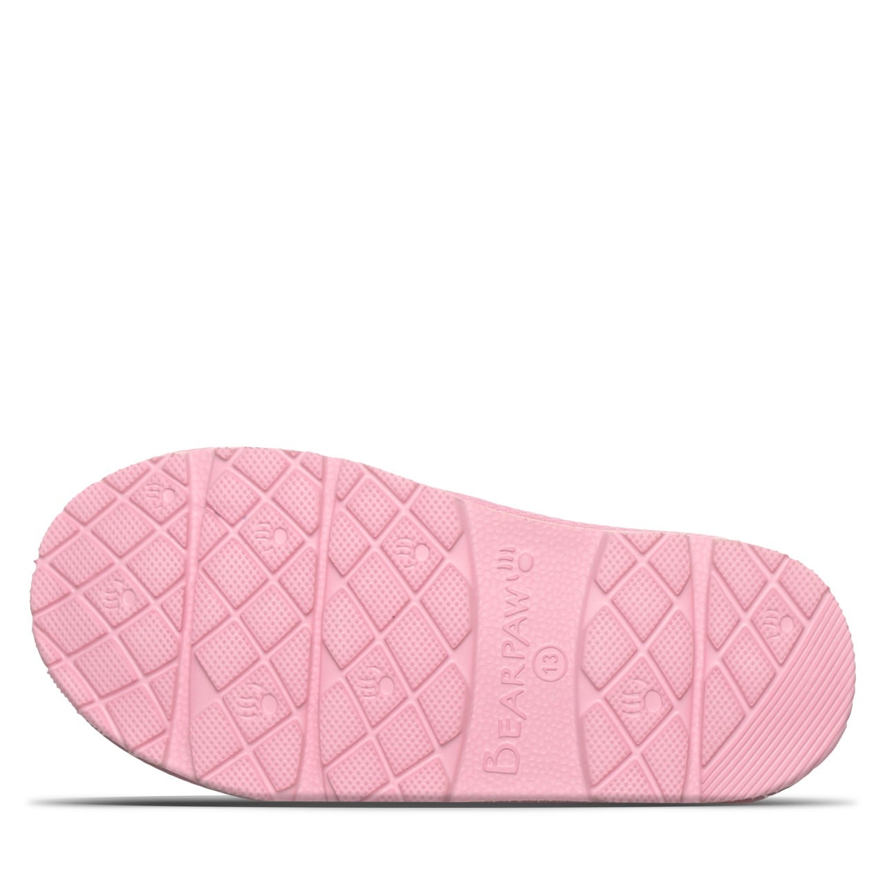 Bearpaw TABITHA YOUTH Youth's Slippers - 2973Y - Prism Pink - bottom view