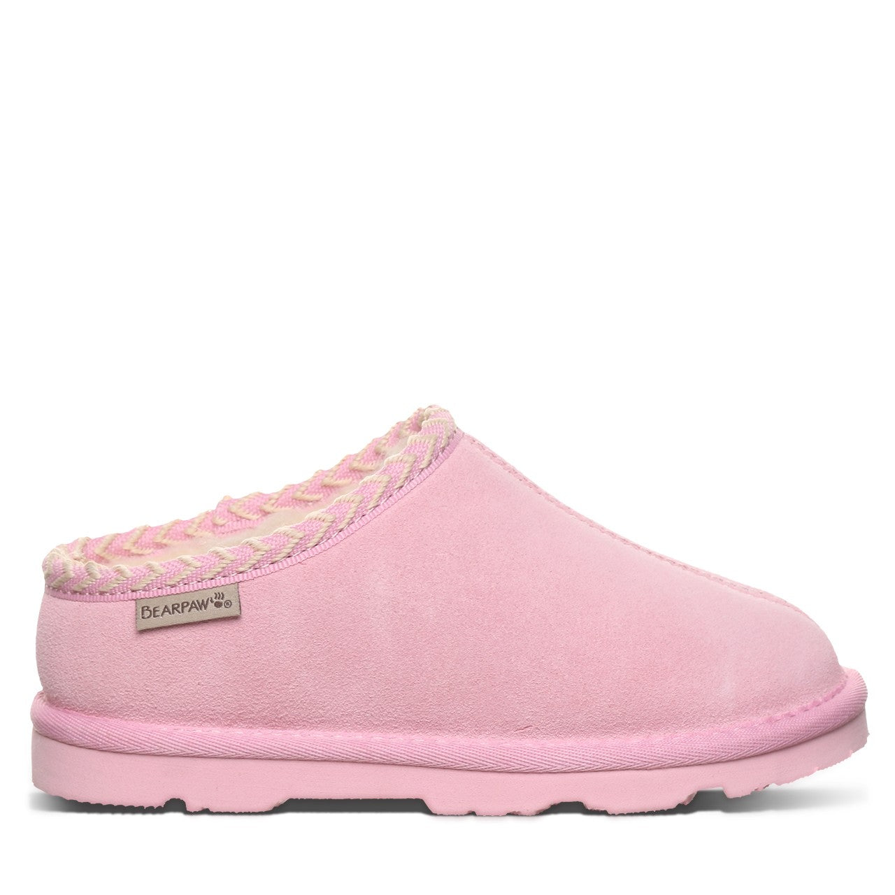 Bearpaw TABITHA YOUTH Youth's Slippers - 2973Y - Prism Pink - side view 2
