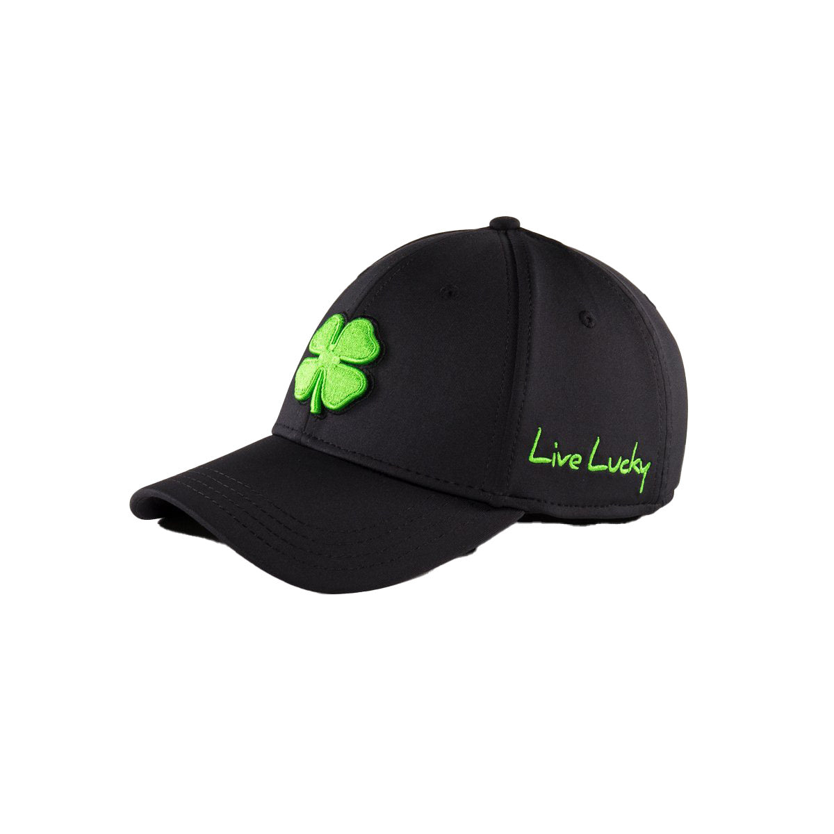 Black Clover Premium Clover 51 Hat - Lime/White/Black - 51 angle Lime/White/Black - 51