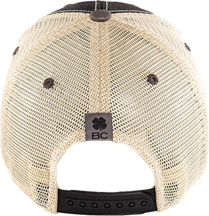 Black Clover Two Tone Vintage 6 - Black / Stone / Grey Golf Hat - 6  Black/Stone/Grey