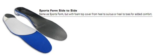 Sports Orthotics with Foam