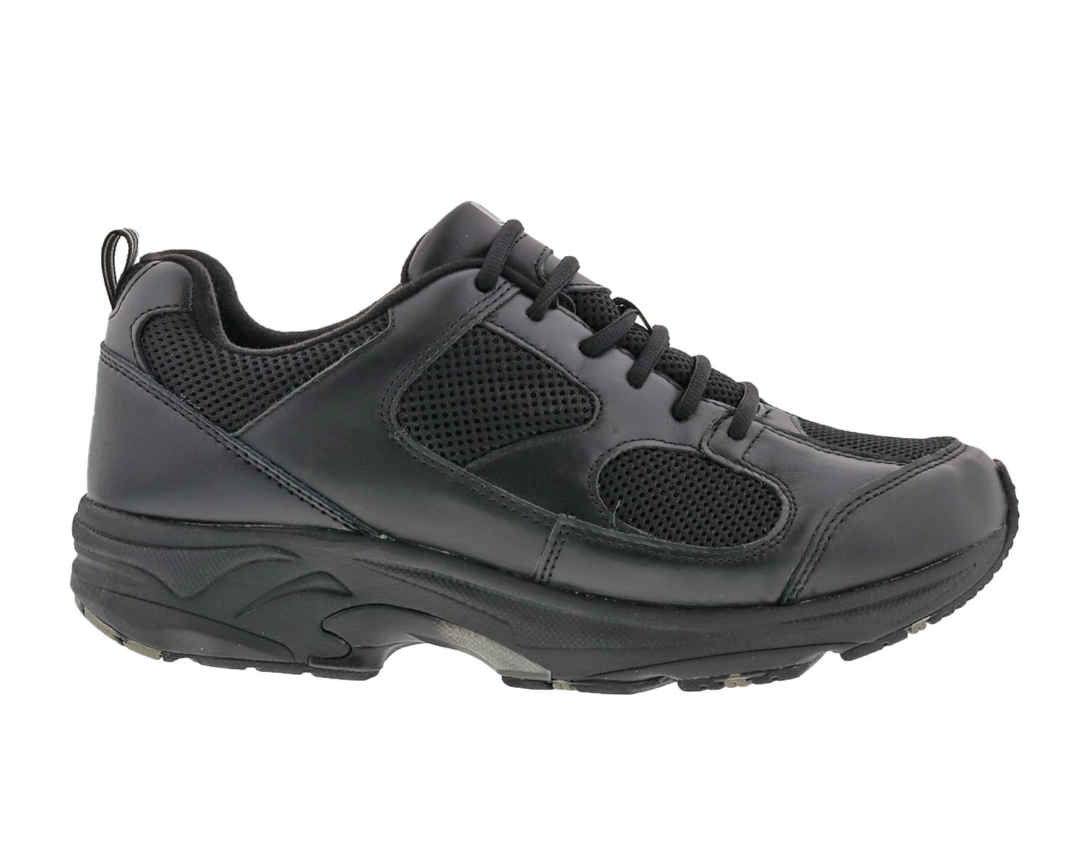 Drew Lightning II - Men's Athletic Lace Oxford Shoe - Black Combo