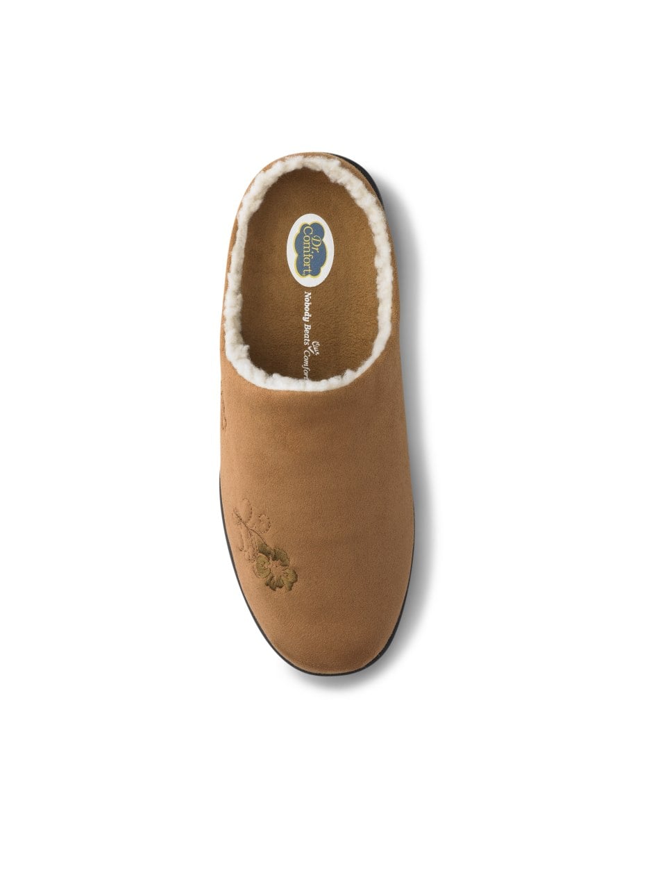 Dr. Comfort Cozy Women's Slippers - Camel - overhead_view