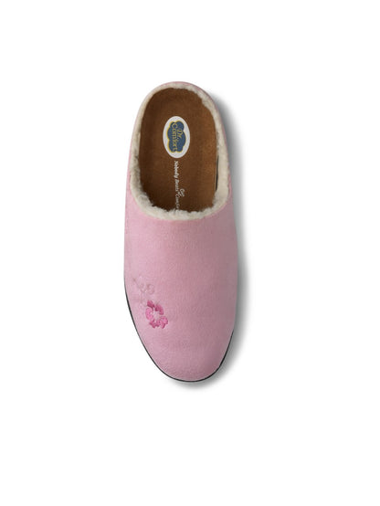 Dr. Comfort Cozy Women's Slippers - Pink - overhead_view