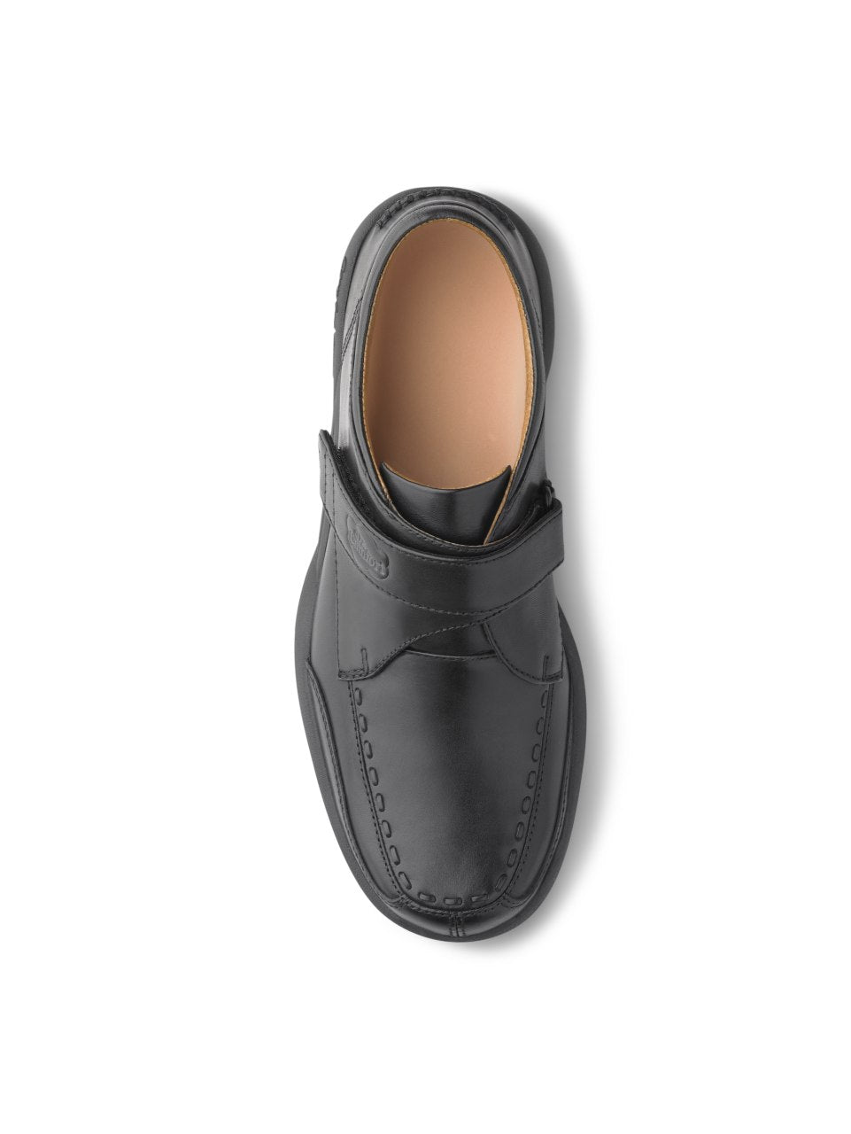 Dr. Comfort Frank Men's Dress Shoe - Black - overhead_view
