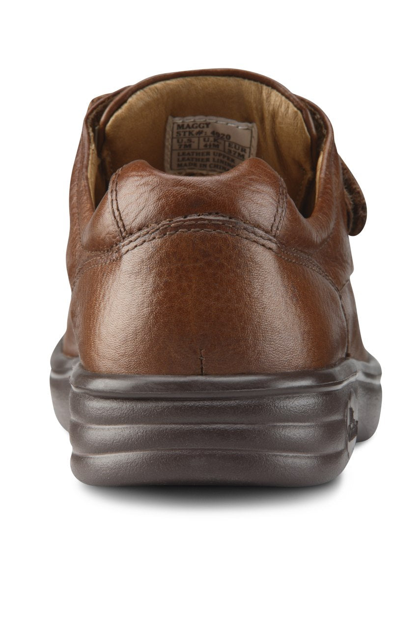 Dr. Comfort Maggy Women's Casual Shoe - Chestnut - heel_view