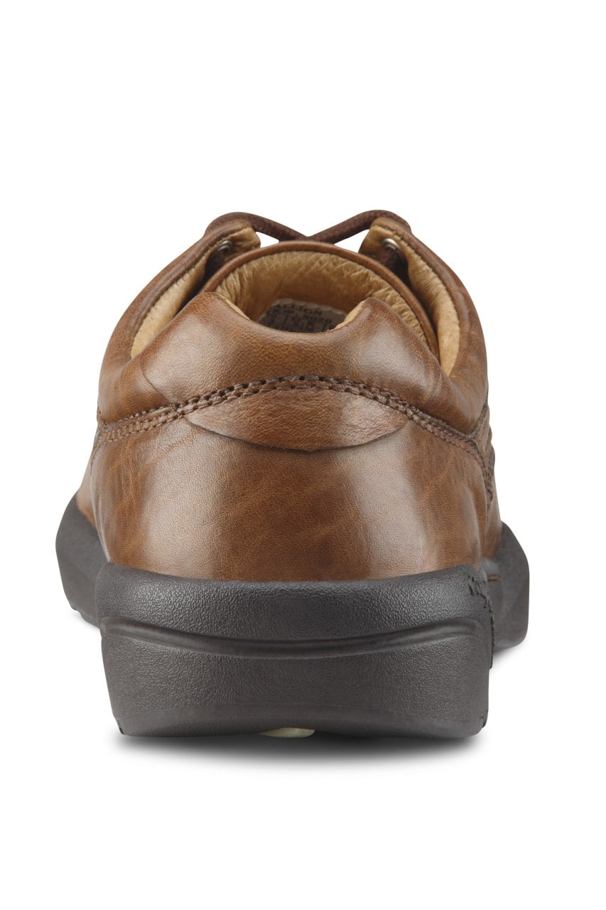 Dr. Comfort Stallion Men's Dress Shoe - Chestnut - heel_view