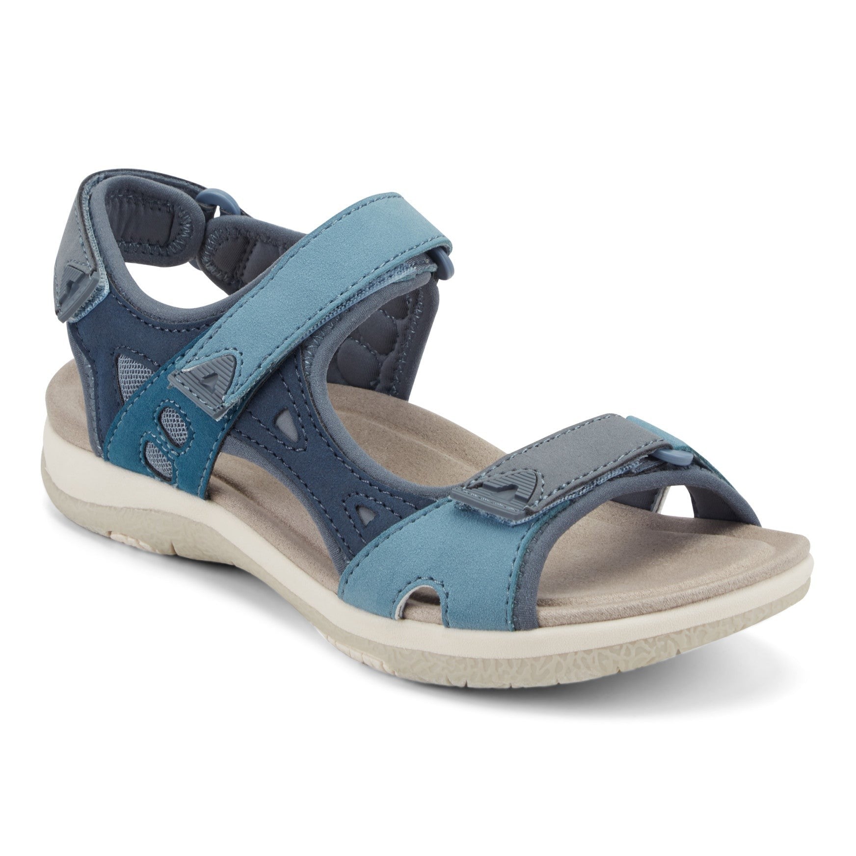 Earth Skylar Cushioned Arch-Support Adjustable Women's Sandal - Blue Multi - 2