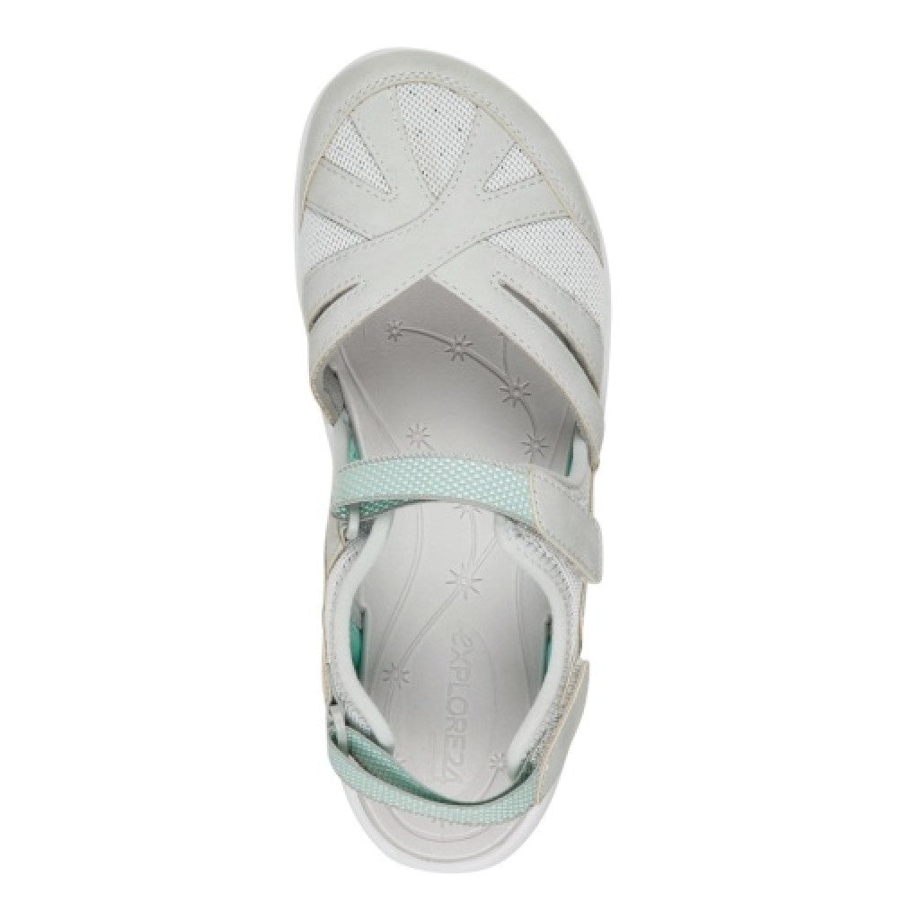 Easy Spirit Splash Cushioned Arch Support Comfort Women's Walking Shoe - Light Gray - 6