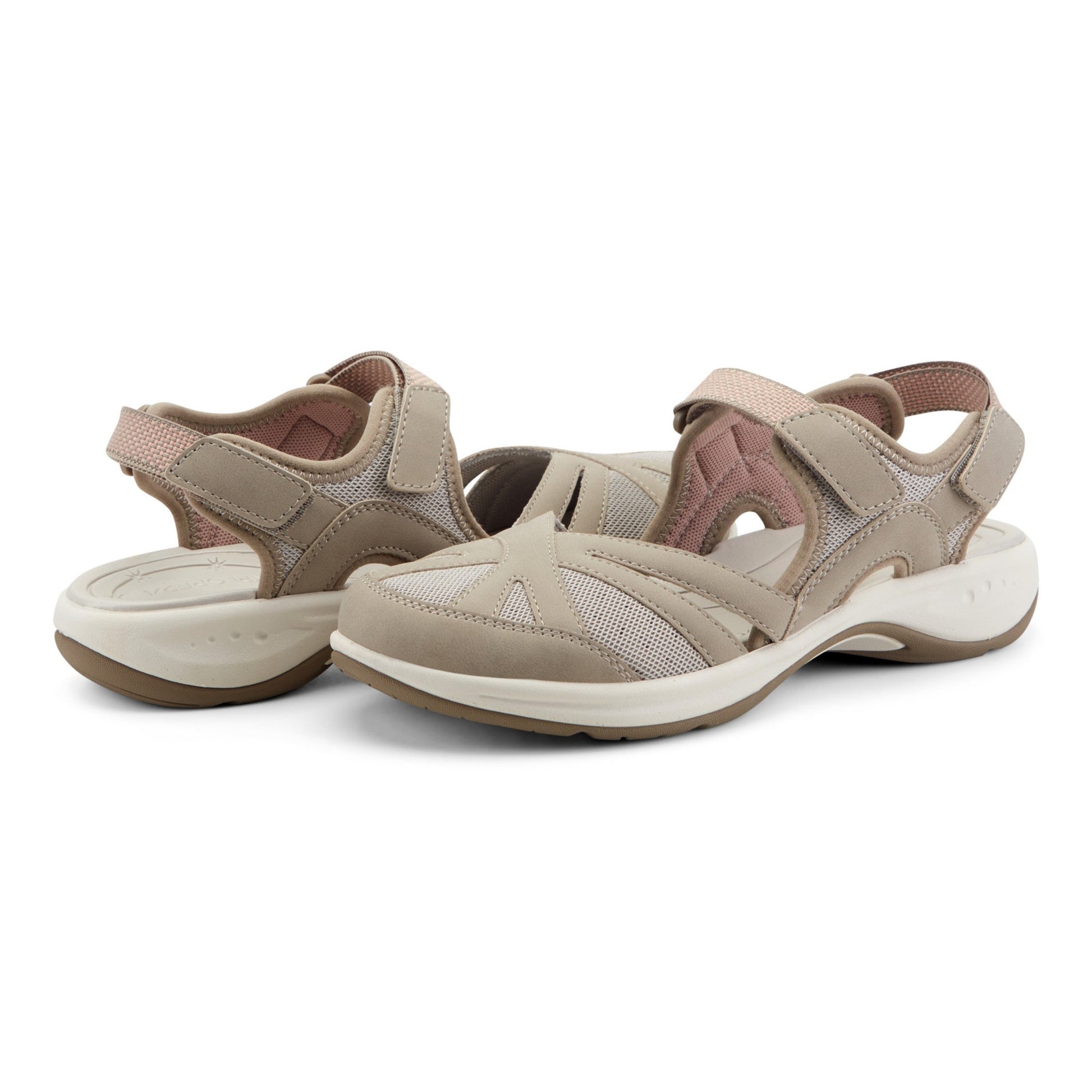 Easy Spirit Splash Cushioned Arch Support Comfort Women's Walking Shoe - Taupe - 7