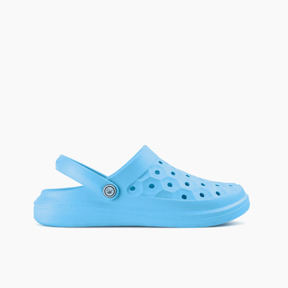 Joybees Men's Varsity Clog - Baltic Blue - Side