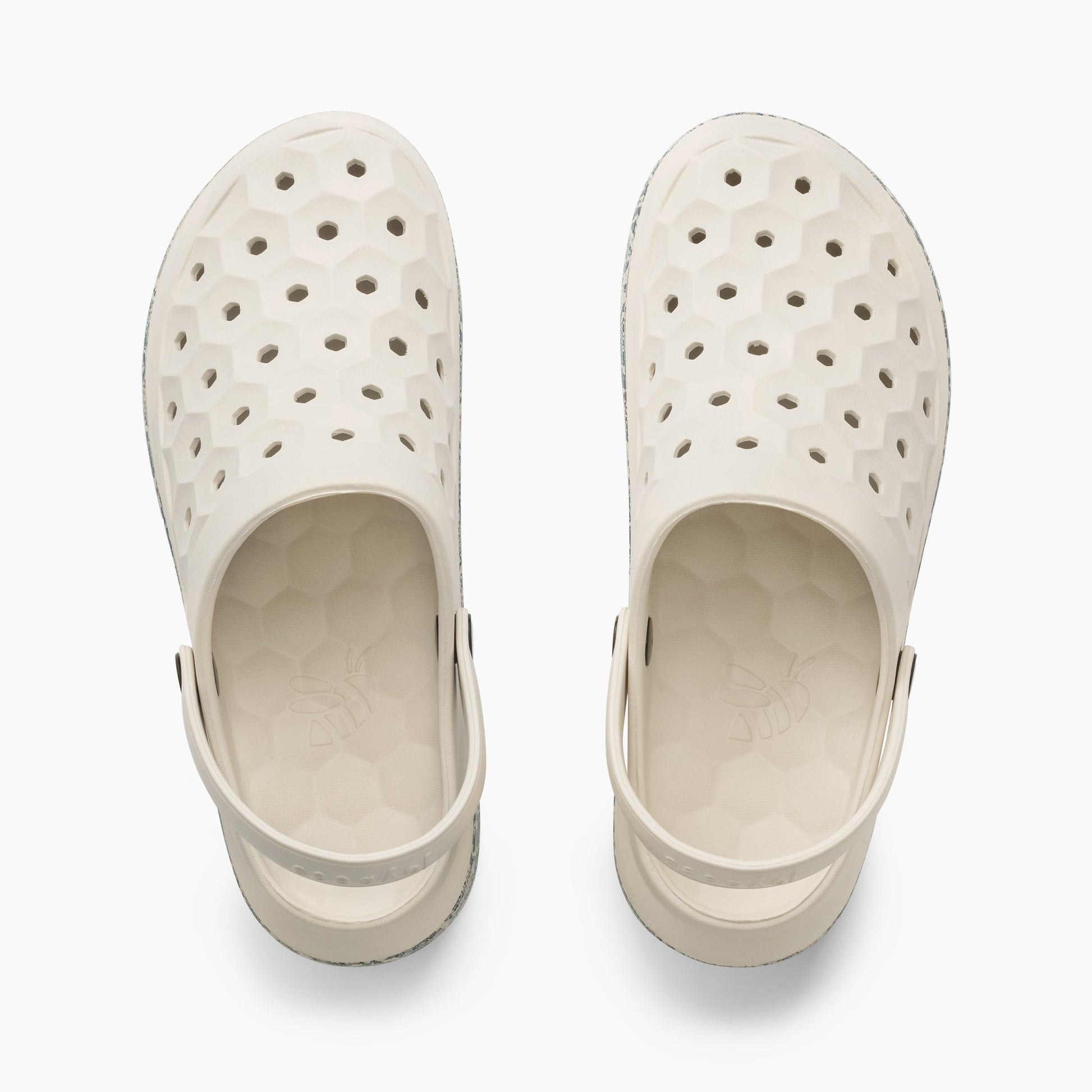 Joybees Men's Varsity Clog - Bone Snakeskin - Top