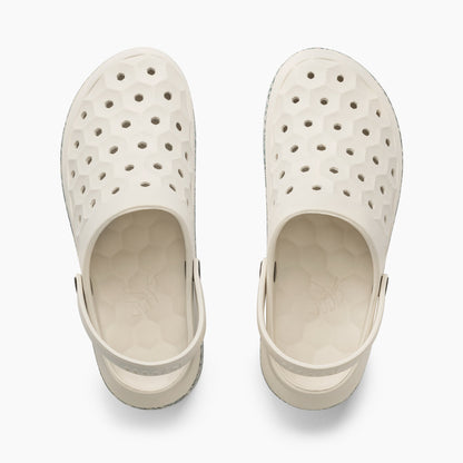 Joybees Men's Varsity Clog - Bone Snakeskin - Top