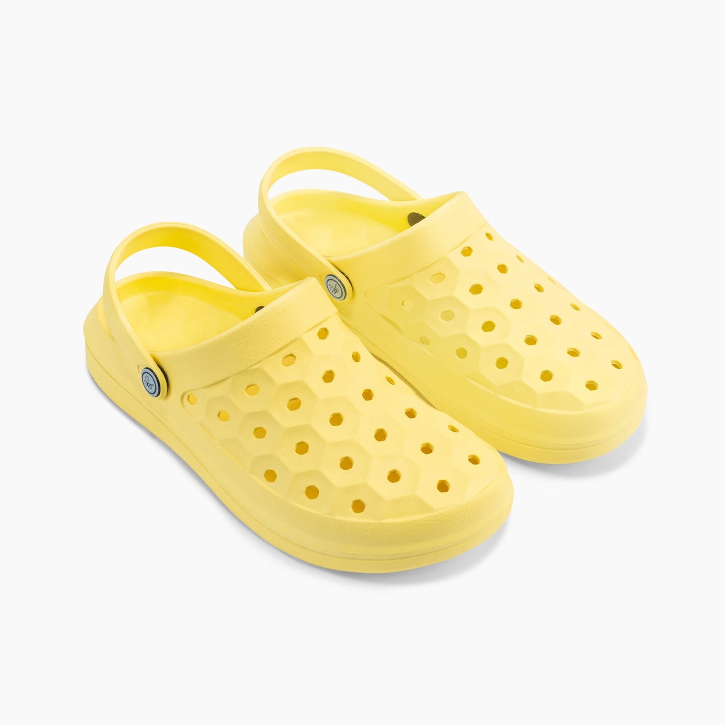 Joybees Men's Varsity Clog - Yellow Iris - Profile