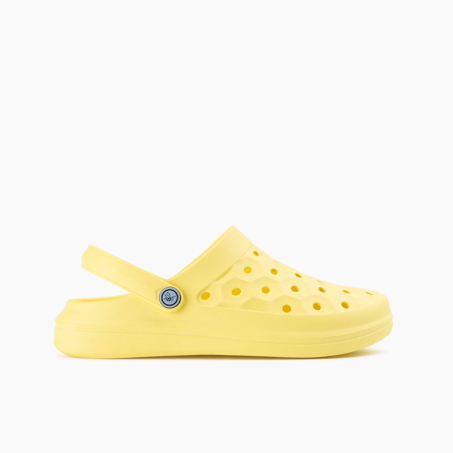 Joybees Men's Varsity Clog - Yellow Iris - Side