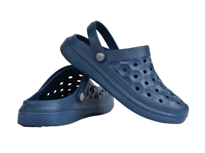 Joybees Varsity Clog - Unisex Comfort Clog - Navy - Pair