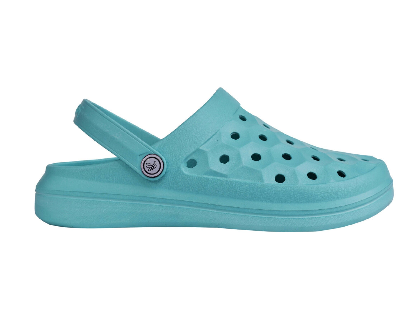 Joybees Varsity Clog - Unisex Comfort Clog - Island Aqua Side