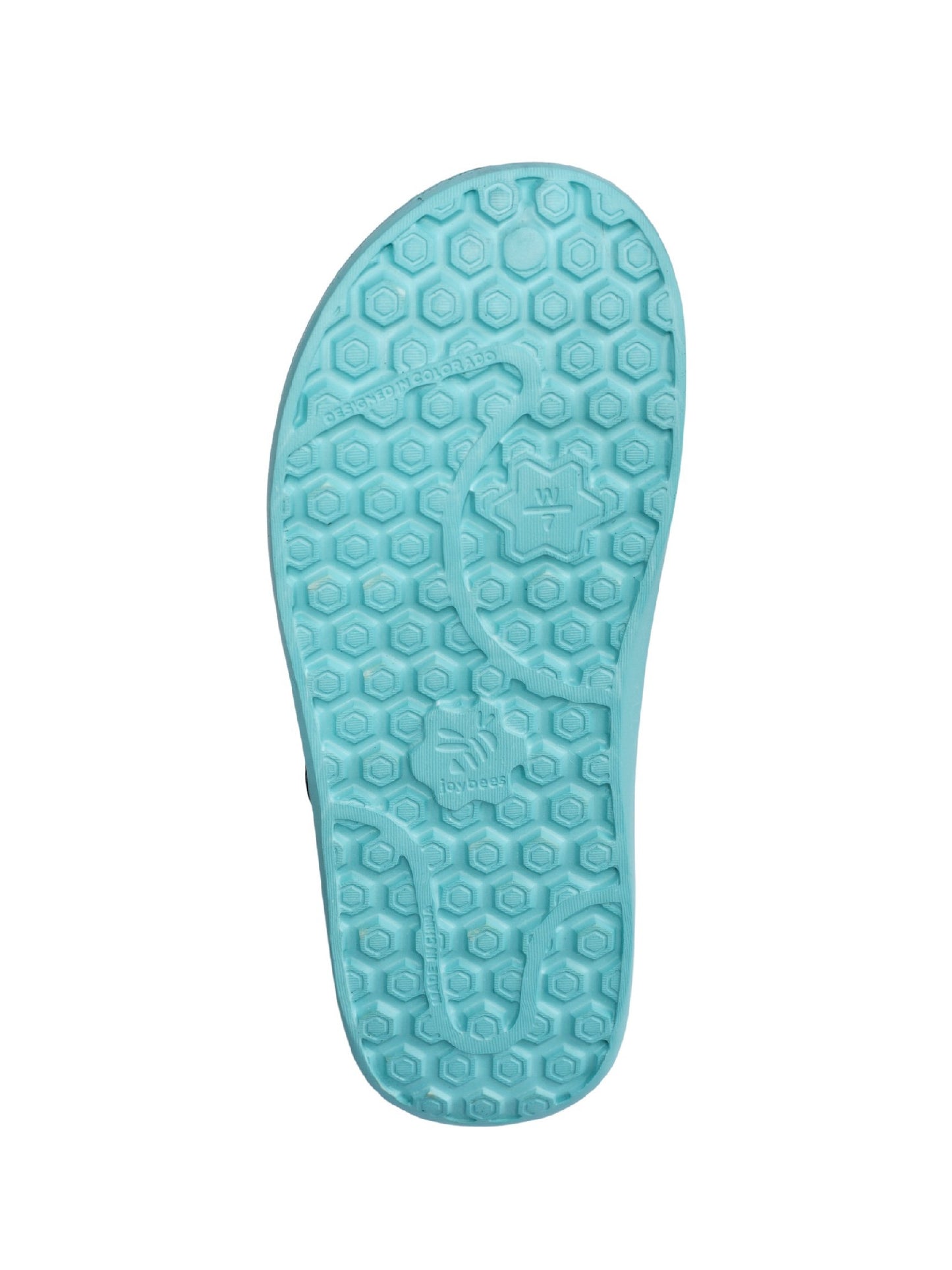 Joybees Varsity Clog - Unisex Comfort Clog - Island Aqua Bottom