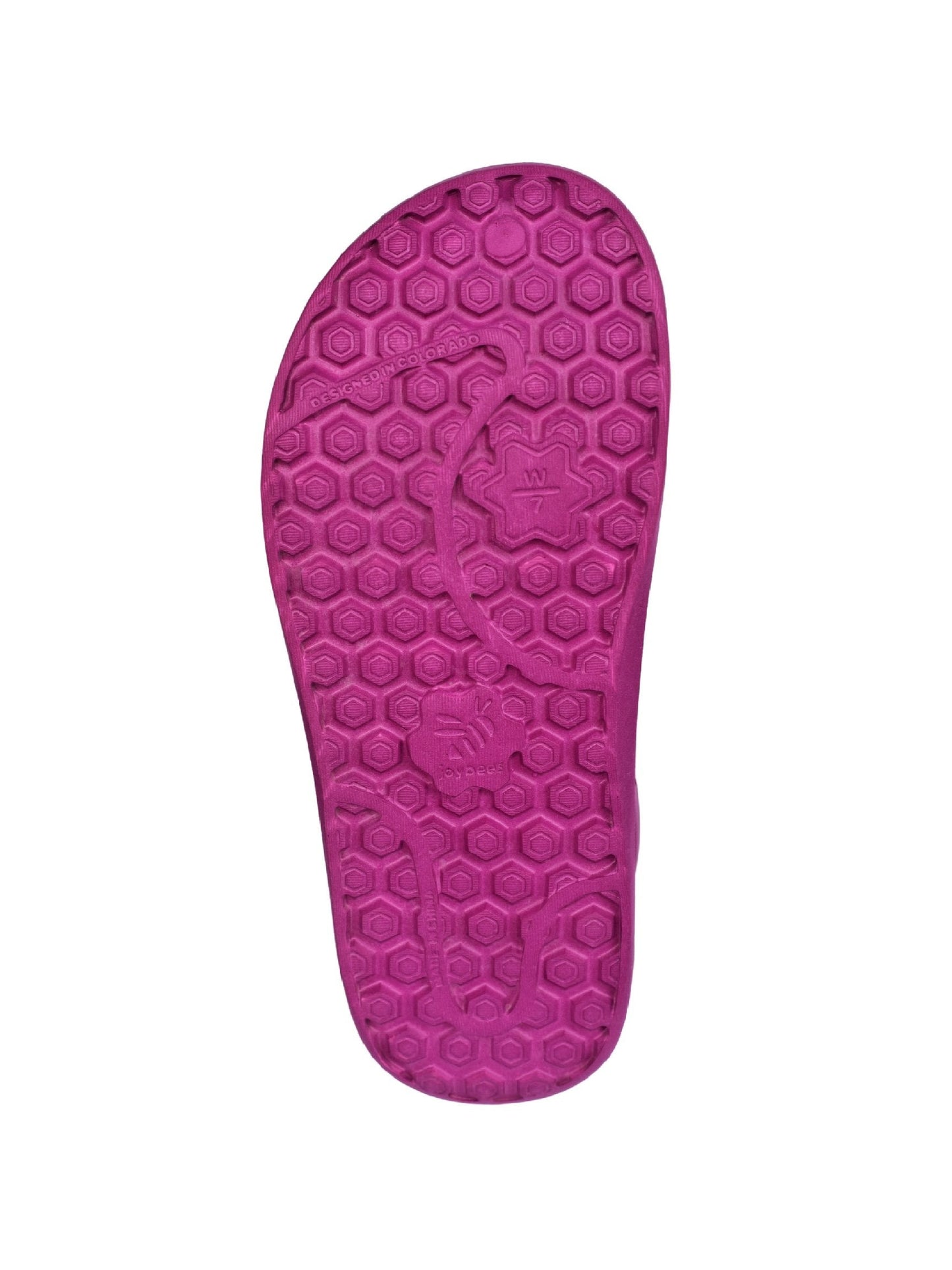 Joybees Varsity Clog - Unisex Comfort Clog - Plum - Bottom