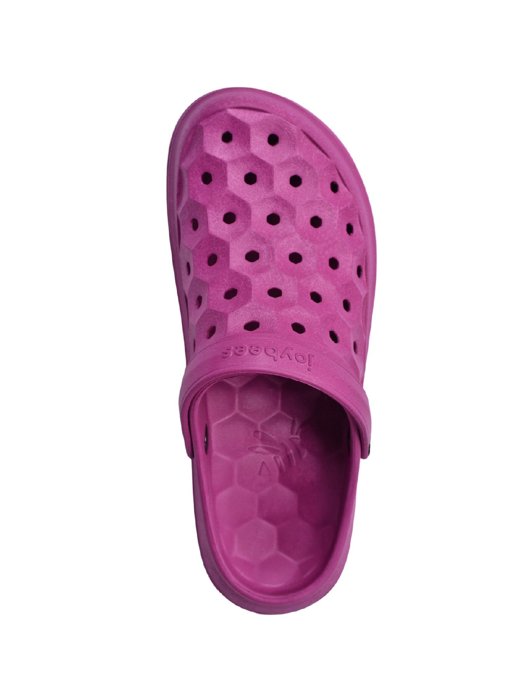 Joybees Varsity Clog - Unisex Comfort Clog - Plum - Top