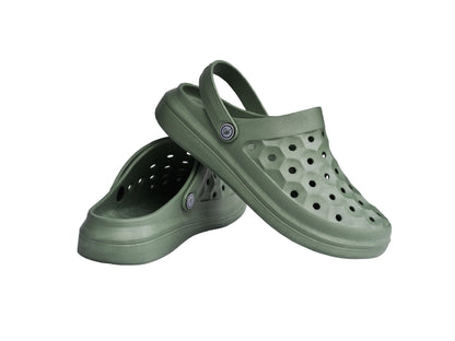 Joybees Varsity Clog - Unisex Comfort Clog - Sage - Pair