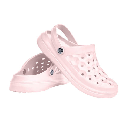 Joybees Varsity Clog - Unisex Comfort Clog - Pair Pale Pink
