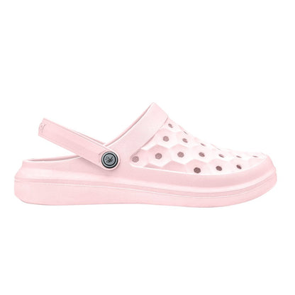 Joybees Varsity Clog - Unisex Comfort Clog - Pale Pink Side