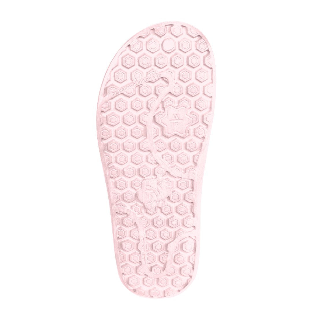 Joybees Varsity Clog - Unisex Comfort Clog - Pale Pink Top