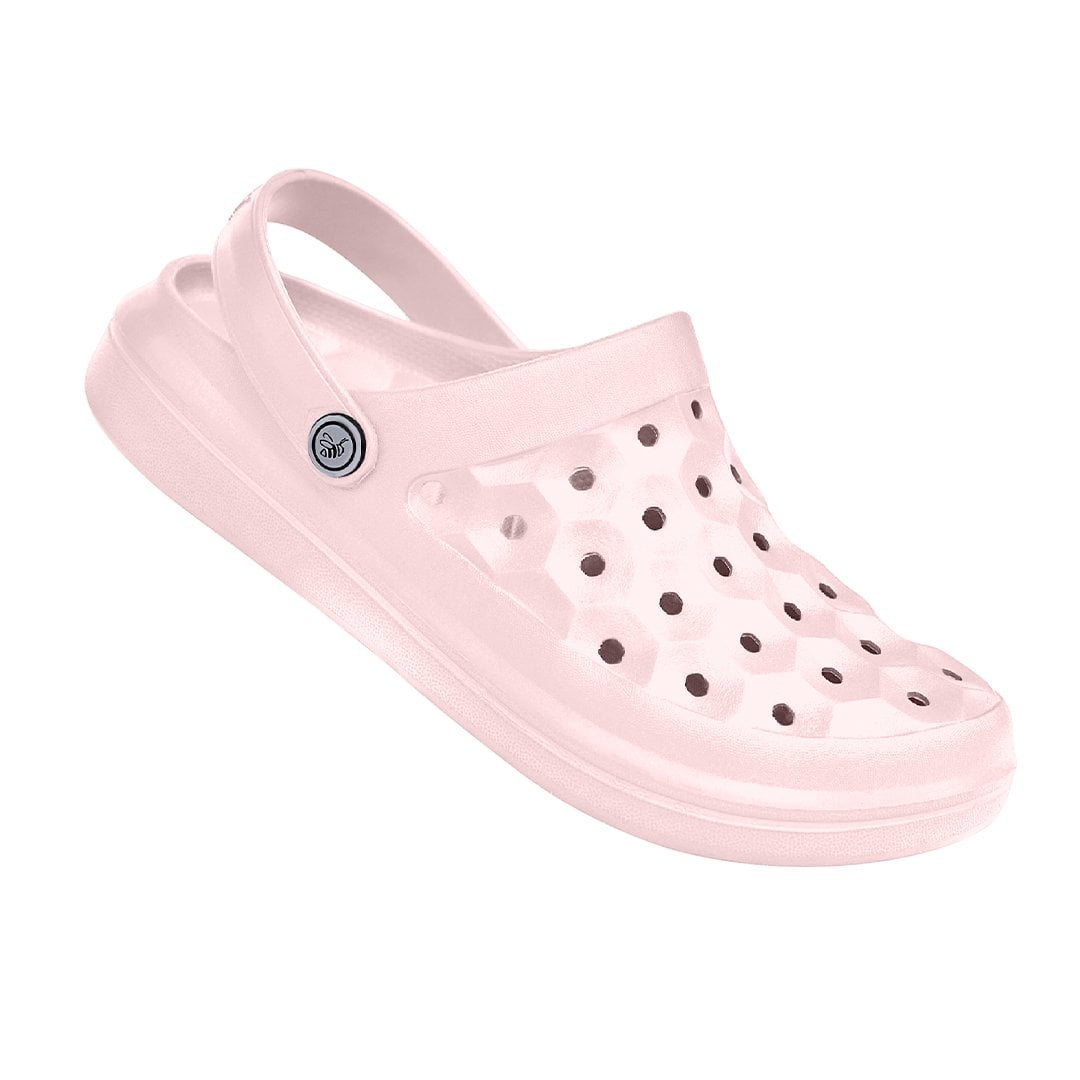 Joybees Varsity Clog - Unisex Comfort Clog - Right Pale Pink 