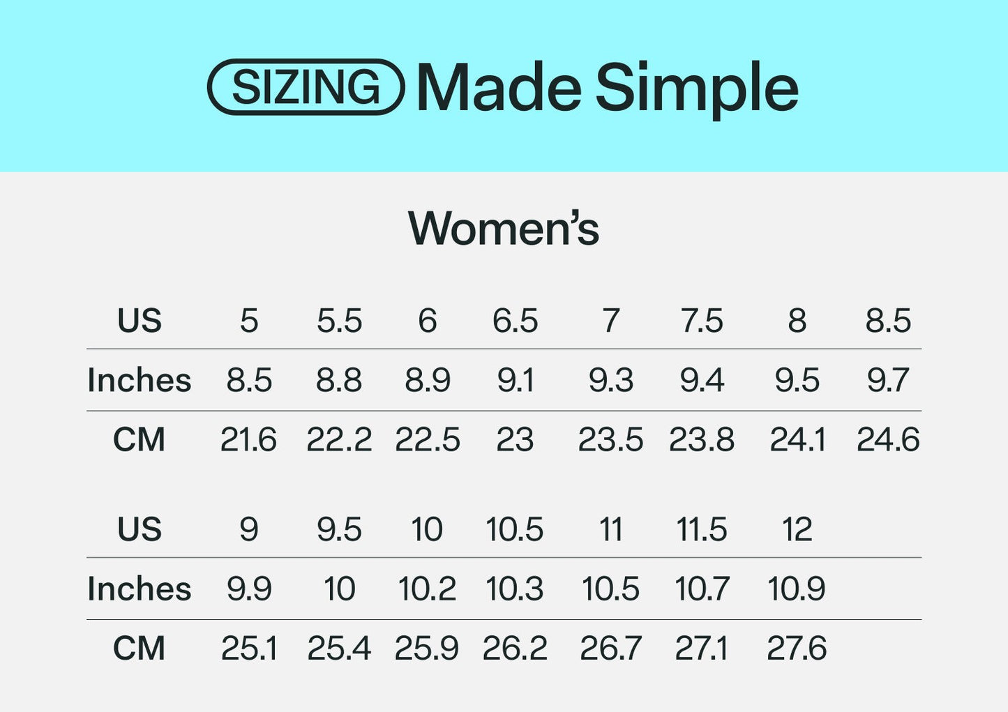 Orthofeet Minerva Hands-Free Supportive Women's Sandals - Lifestyle - Shoe Size Chart - 2