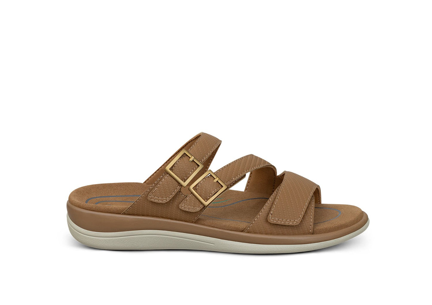Orthofeet Sahara Weave Women's Sandals - Natural - Product View - 1