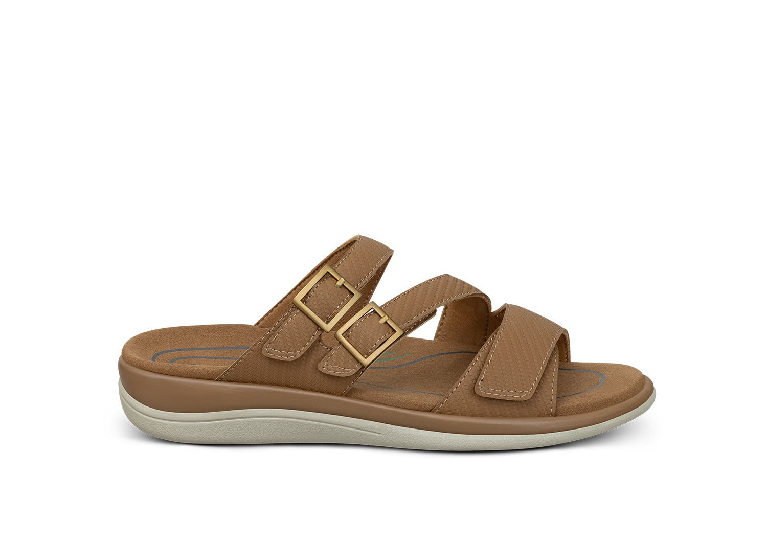 Orthofeet Sahara Weave Women's Sandals - Natural - Product View - 1