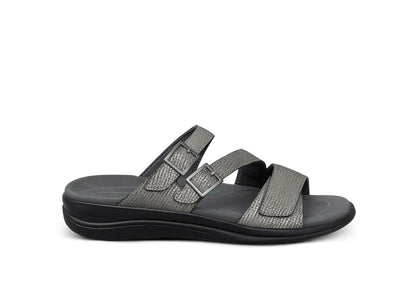 Orthofeet Sahara Weave Women's Sandals - Pewter - Product View - 1