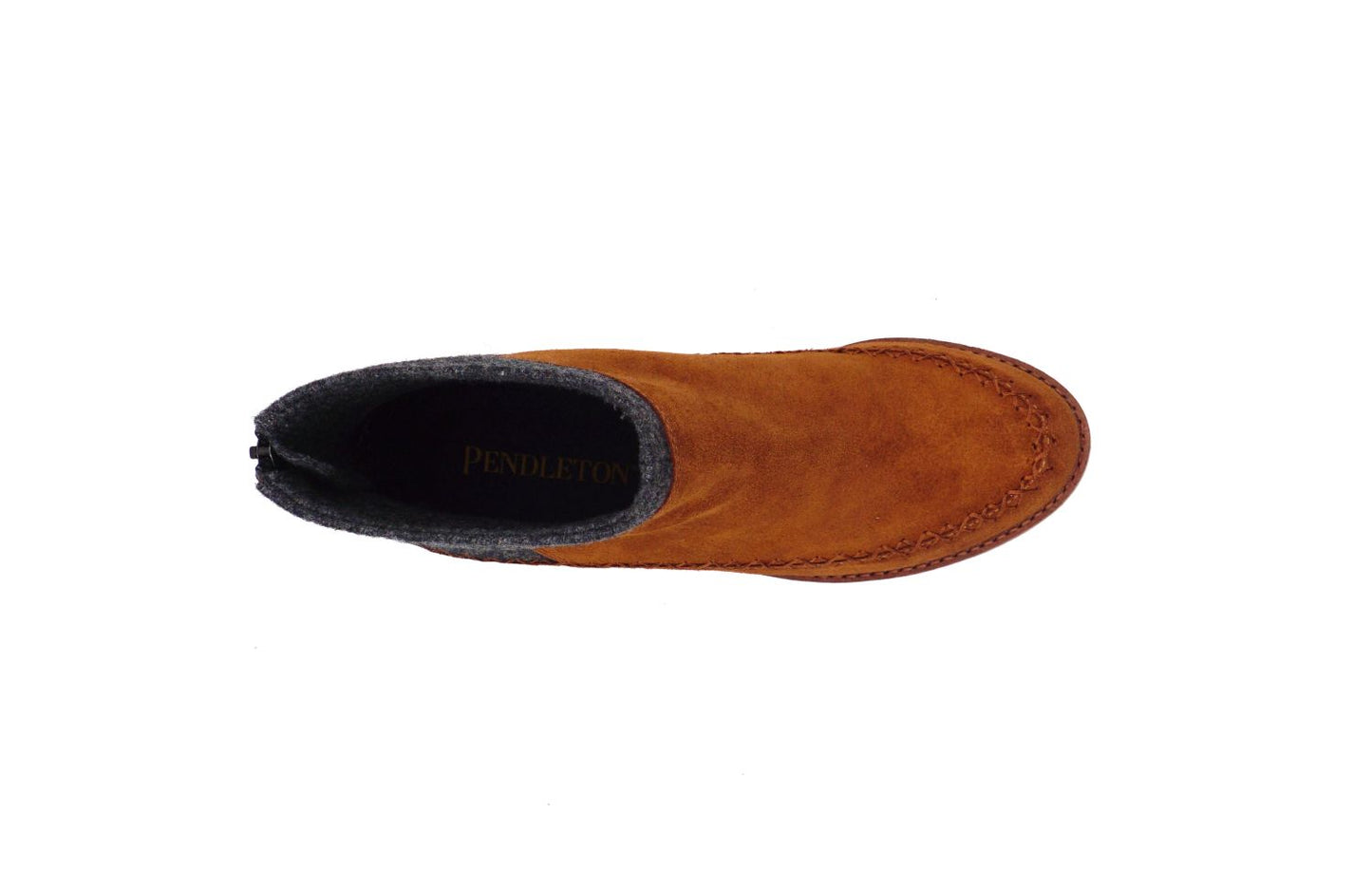 Pendleton Women's Arago Zip Wedge Wool &amp; Waterproof - Caramel Cafe - Top