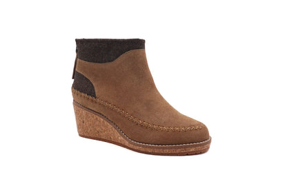 Pendleton Women's Arago Zip Wedge Wool &amp; Waterproof - Toasted Coconut - Angle