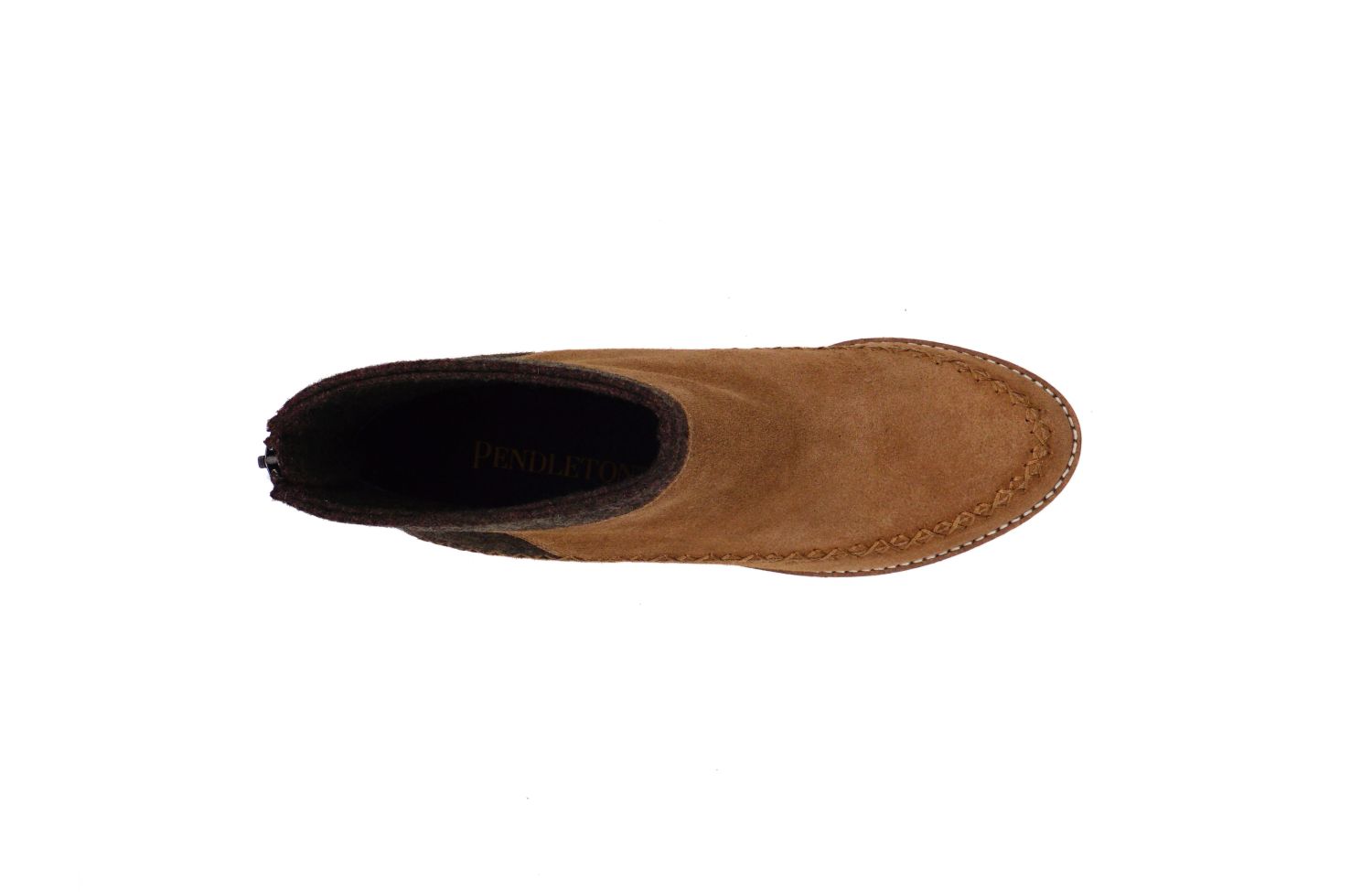 Pendleton Women's Arago Zip Wedge Wool &amp; Waterproof - Toasted Coconut - Top