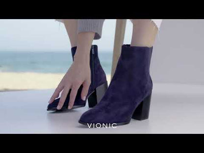 Vionic Vynn Women's Supportive Orthotic Ankle Boot with Arch Support