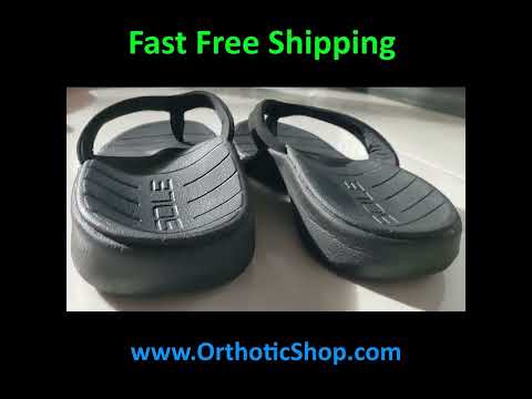 SOLE Men's Sport Flip Flops - Orthotic Support Sandal
