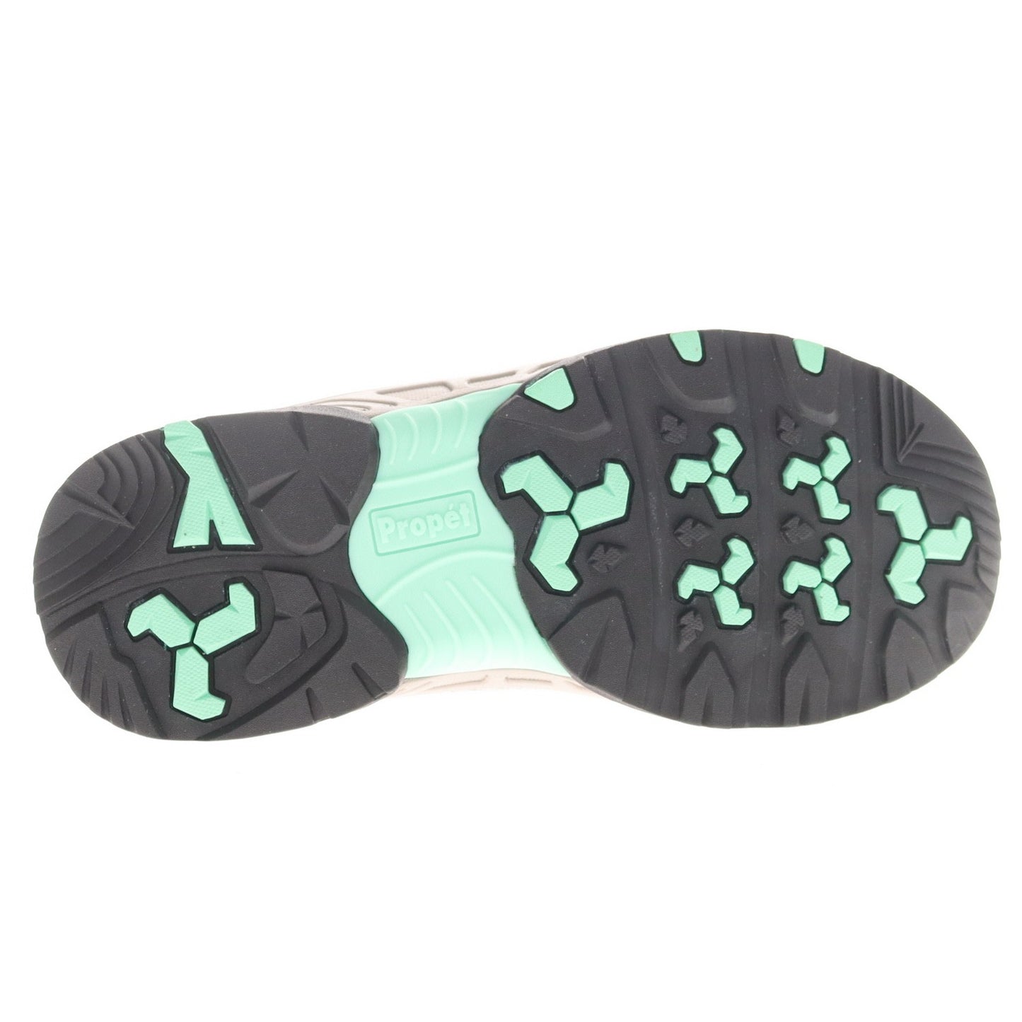 Propet Cora Women's Hiking Shoe - Grey/mint - bottom view