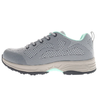 Propet Cora Women's Hiking Shoe - Grey/mint - inside view