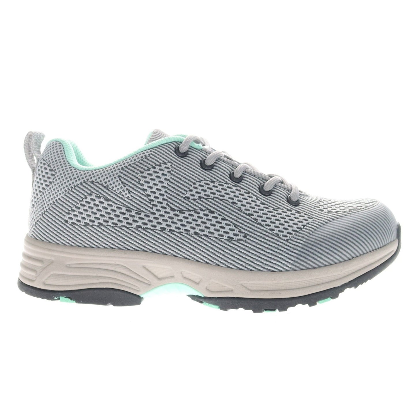 Propet Cora Women's Hiking Shoe - Grey/mint - outside view
