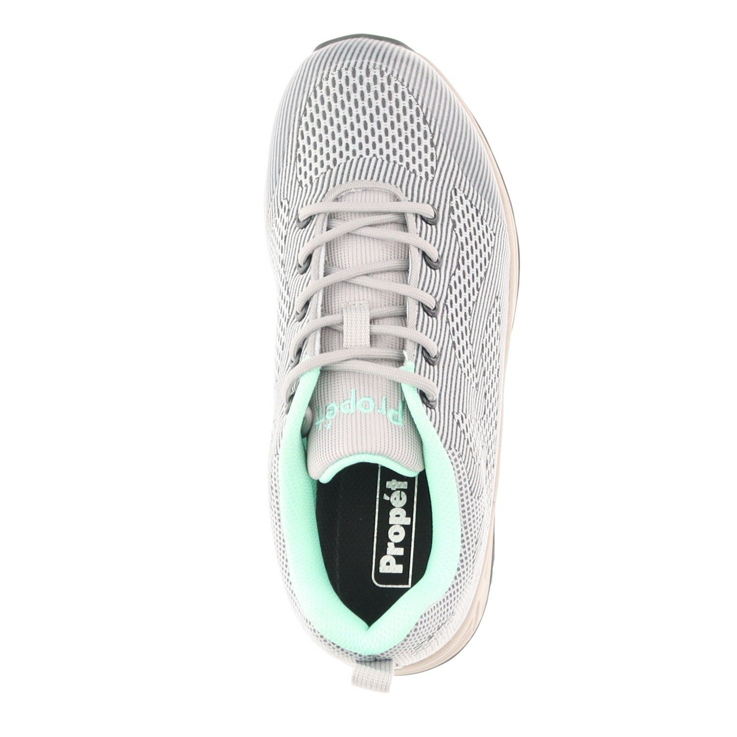 Propet Cora Women's Hiking Shoe - Grey/mint - top view
