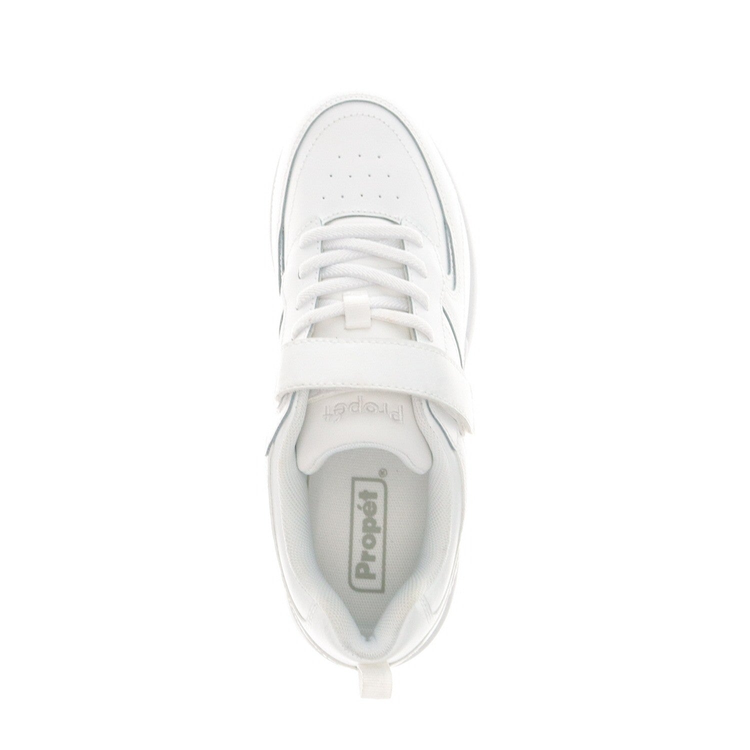Propet Lifewalker Flex Women's Walking Shoe - White - top view
