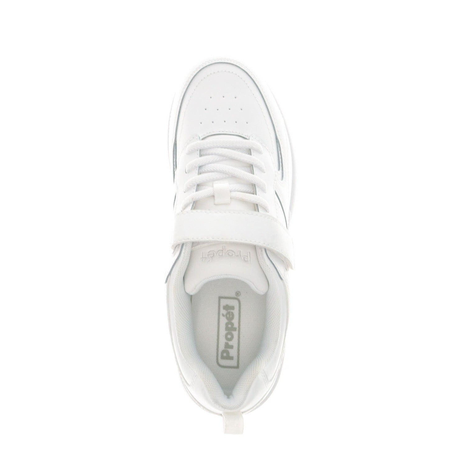 Propet Lifewalker Flex Women's Walking Shoe - White - top view