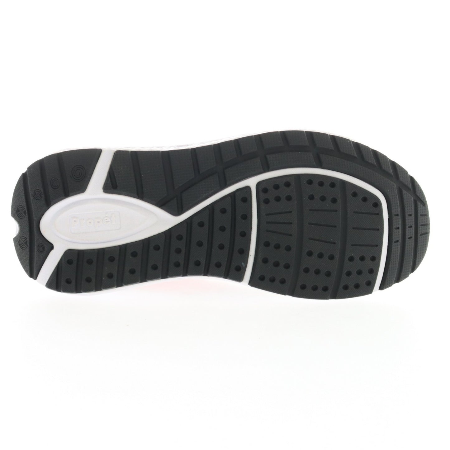 Propet Ultra Women's Shoe - Lt Grey/salmon - bottom view