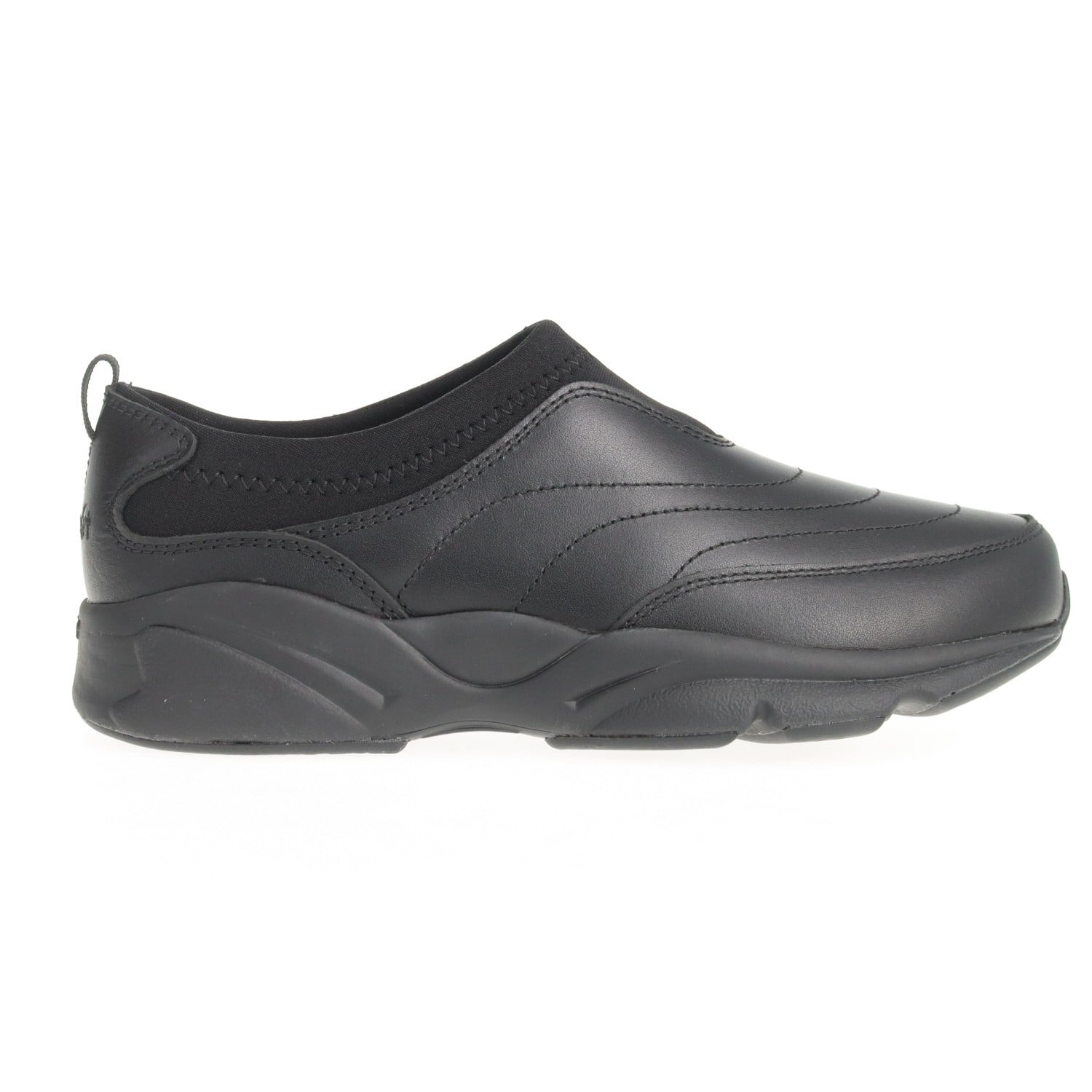 Propet Stability Slip-on Women's Walking Shoe - Black - outside view