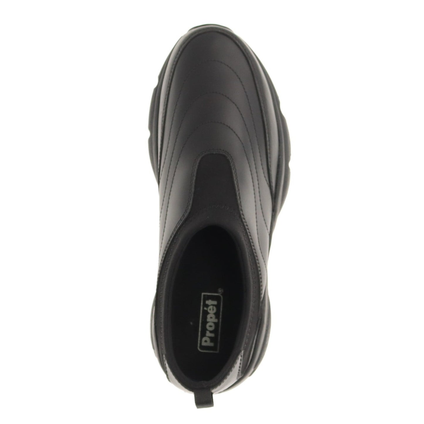 Propet Stability Slip-on Women's Walking Shoe - Black - top view